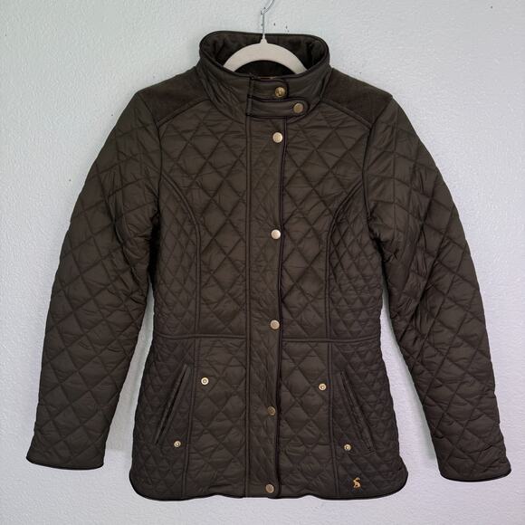 Joules Jackets & Blazers - Joules Newdale Jacket Womens 2 US Quilted Outdoor Winter Preppy Chic Coat 6 UK